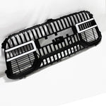 Front Bumper Grille for 2020-2024 Ram 2500/3500 Grill, with C-Shape Lights and Letters(No Bracket Frame), Matte Black