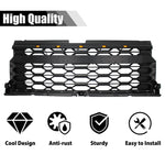 Front Grille for 2022-2024 Chevy Silverado 1500 Raptor Style Grill With LED Lights and Letters(Matte Black)