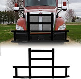 Bumper Protector with Bracket Fit for Volvo/Cascadia/Kenworth/Peterbilt , CNCT Deer Guard,Large Front Bumper