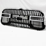Front Bumper Grille for 2020-2024 Ram 2500/3500 Grill, with C-Shape Lights and Letters(No Bracket Frame), Matte Black