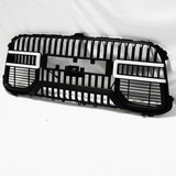 Front Bumper Grille for 2020-2024 Ram 2500/3500 Grill, with C-Shape Lights and Letters(No Bracket Frame), Matte Black