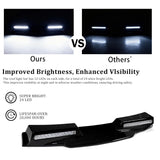 Roof Light Bar with Remote for 2021-2023 f-150 , 3 Modes Truck Top Light Flash Roof Strobe Lights, Gloss Black