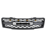 Front Grille for 2005 2006 2007 2008 Nissan Frontier Raptor Style Grill W/ Emblem and LED Lights