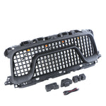 Grille for 2019 2020 2021 2022 2023 Dodge Ram 2500/3500 Mesh Style Grille with Letters and Lights