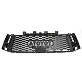 Front Grille For 2010-2013 Toyota Tundra Trd Pro Grill With Letter and LED Matte Black