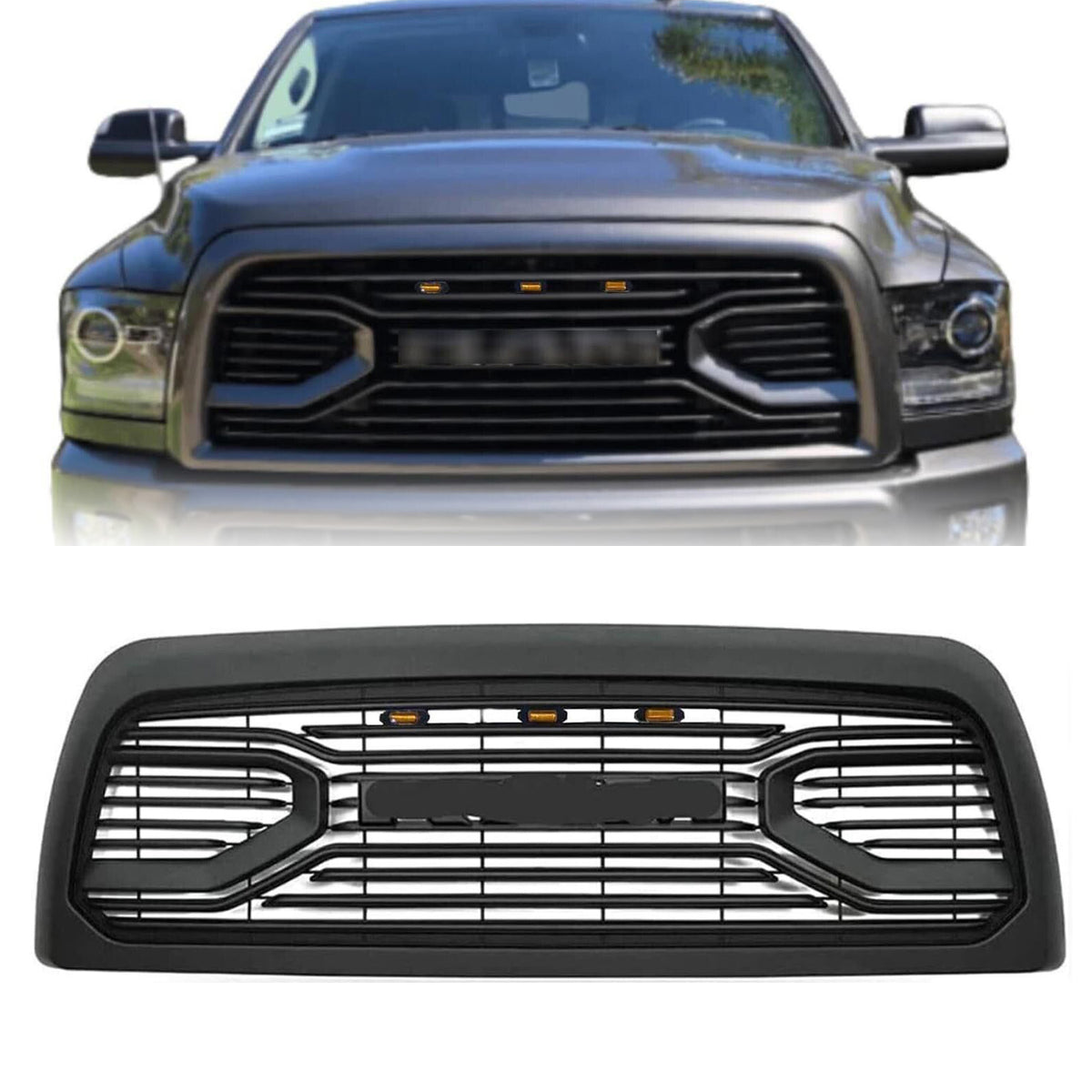 Front Grille for 2013 2014 2015 2016 2017 2018 Dodge RAM 2500 3500, Ho ...