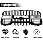 Front Bumper Grille for 2020-2024 Ram 2500/3500 Grill, with C-Shape Lights and Letters(No Bracket Frame), Matte Black