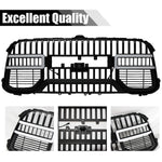 Front Bumper Grille for 2020-2024 Ram 2500/3500 Grill, with C-Shape Lights and Letters(No Bracket Frame), Matte Black