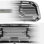 Chrome Big Horn Style Front Grille For 2013 2014 2015 2016 2017 2018 Dodge RAM 1500 Upper Bumper Grill  w/ Letters