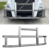 CNCT Deer Guard,Large Front Bumper, Bumper Protector with Bracket Fit for Volvo/Cascadia/Kenworth/Peterbilt