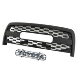 Grille For 2003 2004 2005 2006 Toyota Tundra Front TRD Pro Grill Matte Black With Emblem
