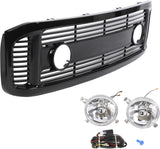 1999 2000 2001 2002 2003 2004 F250/F350/F450/F550 Super duty Front Grille Grill with Fog Light