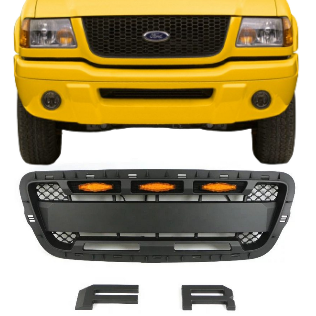 2001 2002 2003 Raptor Style Grill For Ford Ranger With Letters and Lig ...
