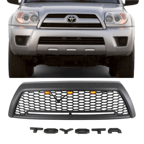 2006 2007 2008 2009 Toyota 4Runner Grill Honeycomb Grille with Letters & LEDs