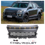 Grille for 2021 2022 2023 Chevrolet Colorado Raptor Style Grill W/ Letters and LED Lights
