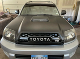 2003 2004 2005 Toyota 4runner Grille TRD PRO Style Grill Matte Black W/ Emblem & LED Lights