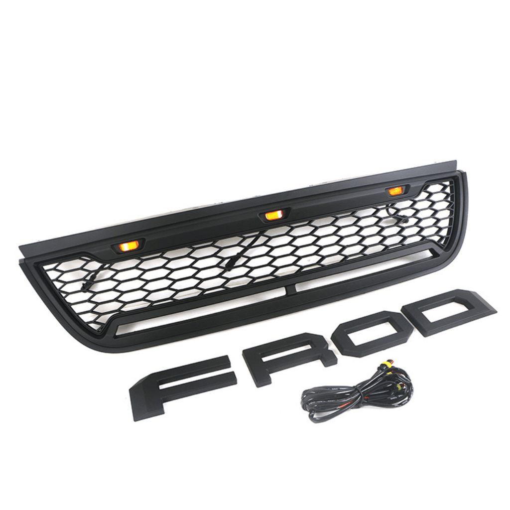 Explore Raptor Grille 2002 2003 2004 2005 Ford Explorer Front Bumper Grill Raptor Grille Wit ...