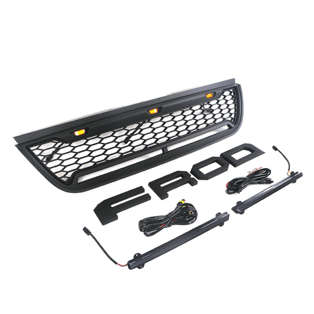 Explore Raptor Grille 2002 2003 2004 2005 Ford Explorer Front Bumper Grill Raptor Grille Wit ...