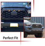 Replacement Grille Fit For 2016-2022 Toyota Tacoma Grill Matte Black with Lights