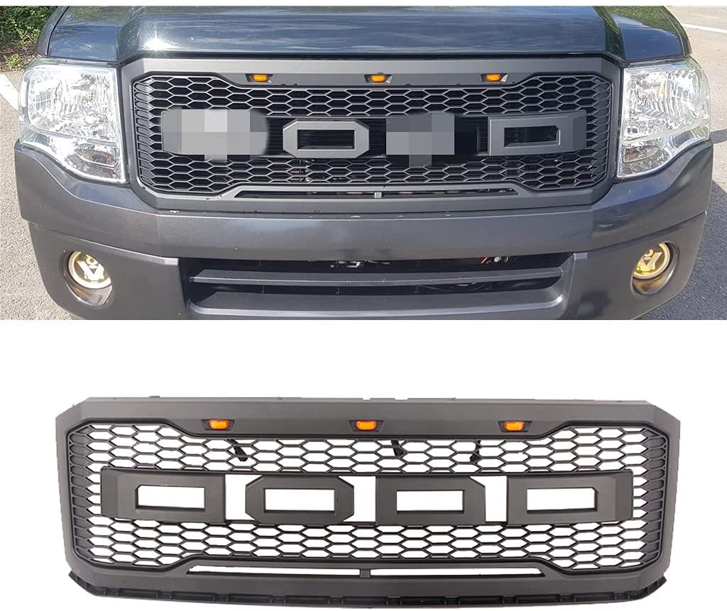 Excursion Raptor Grille Front Grille for 2007-2014 Ford Expedition Raptor Upper Bumper Grill B ...