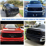 For 2014 2015 2016 2017 2018 2019 2020 2021 Toyota Tundra Grill, TRD Pro Grille With Emblem