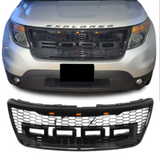 2011 2012 2013 2014 2015 Front Grille For Ford Explorer Front Bumper Grill With Letters & LEDs