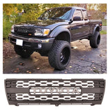 CNCT 1997-2000 Toyota Tacoma Front Grill W/ Letters Black Bump Upper Grille