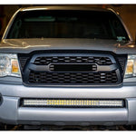 CNCT Front Grille For 2005-2011 Tacoma Front TRD PRO Grill W/ Letters Led Lights Matte Black