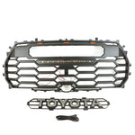 Front Grille for 2022 2023 Toyota Tundra TRD PRO Style Grill With LED Lights and Emblem