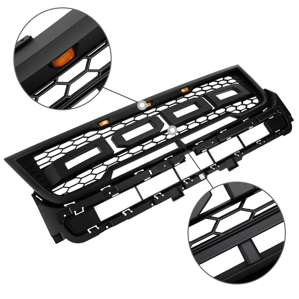 Front Bumper Lower Grille For 2016-2019 Ford Explorer Honeycomb Style 670744 Front Bumper Lower Grille For 2016-2019 Ford Explorer Honeycomb Style 670744