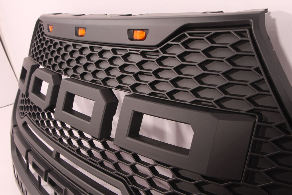 Explore Raptor Grille Grille For 2019-2020 Ford Explorer Front Bumper Grill Raptor Style Bla ...