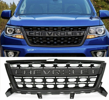 Grille Fit For 2015 2016 2017 2018 2019 2020 Chevy Colorado Front Grill w/ Chevrolet Script