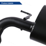 For 2018 2019 2020 2021 2022 Jeep Wrangler JL Black Dual Exit Axle Cat-back Exhaust 3.6L