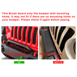 For 2018 2019 2020 2021 Jeep Wrangler Gladiator JL JT Grille Winch Brush Guard