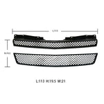 Front Grille For 2007-2014 Chevy Tahoe Suburban Avalanche New Upper+Lower Grill