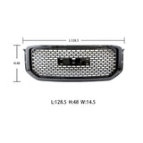 Front Grille For 2015 2016 2017 2018 GMC Yukon XL Grill Gloss Black Mesh Style